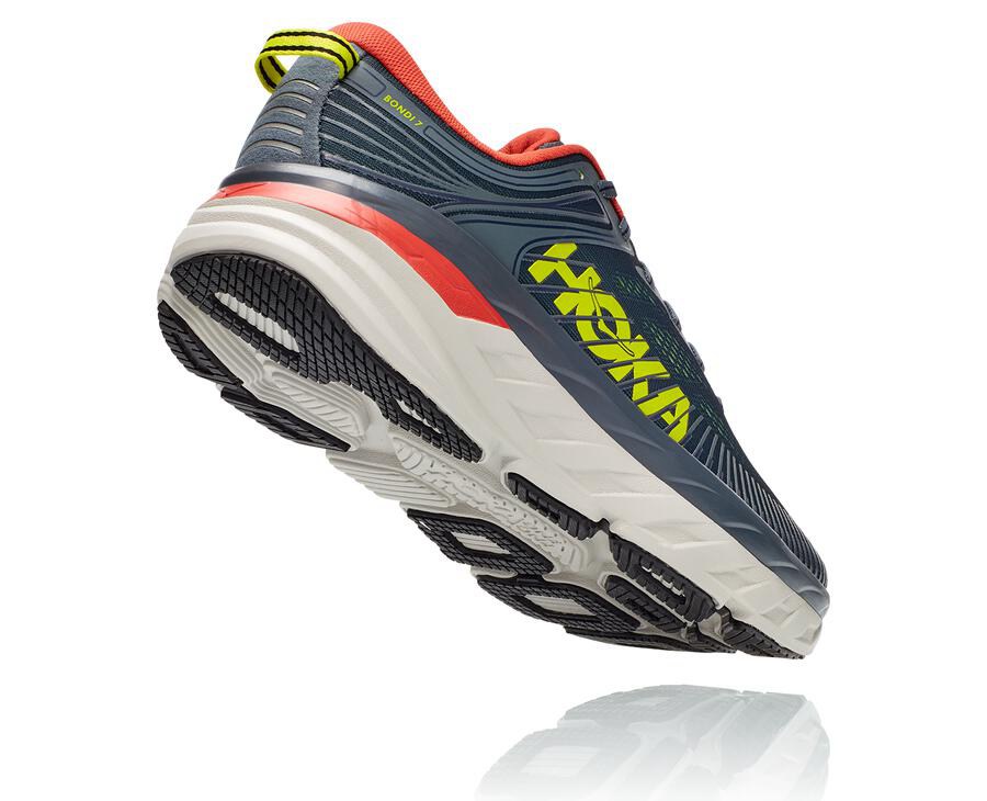 Tenis Hoka One One Masculino Azul Marinho - Bondi 7 - 387-SRITMU